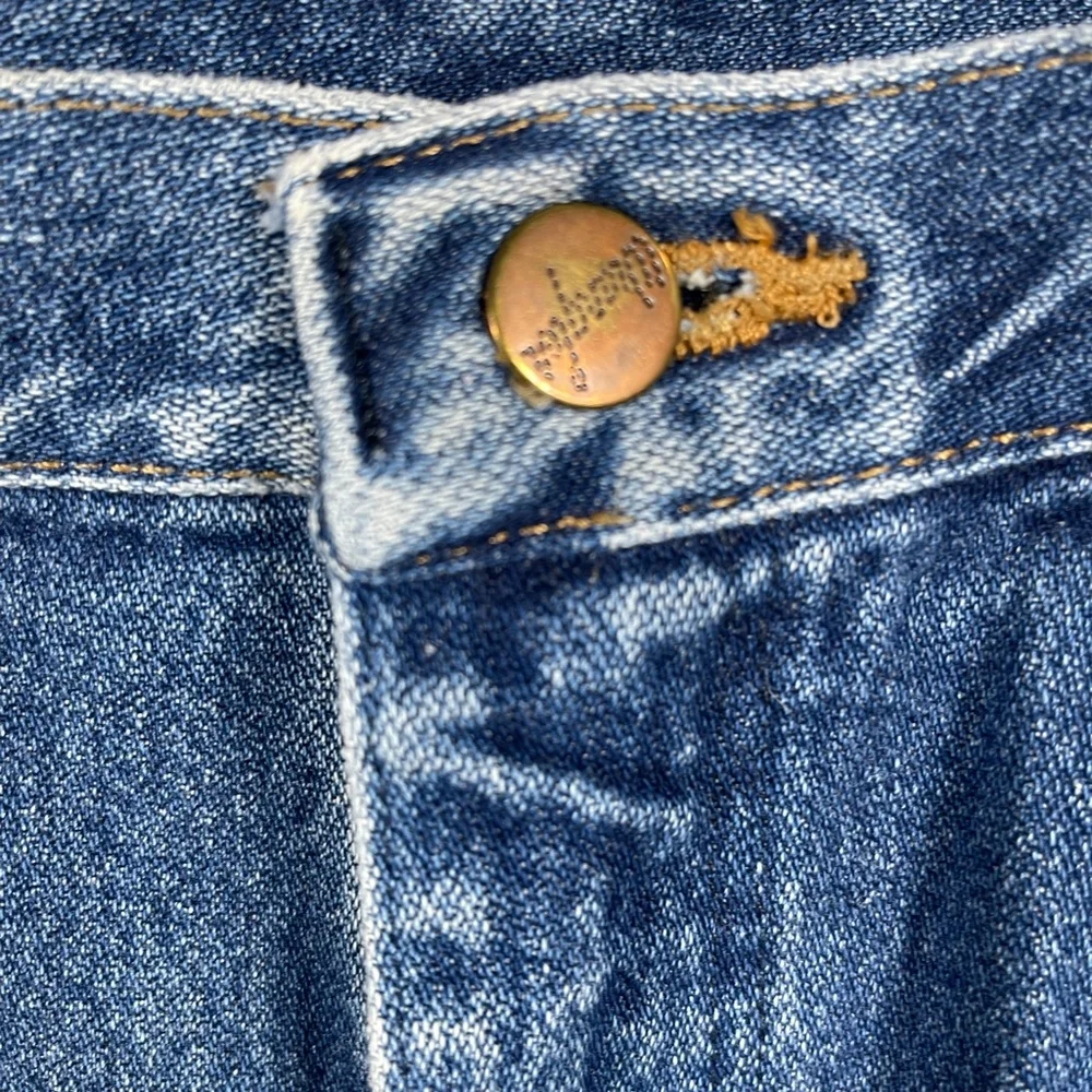 Wrangler 936GBK Mens 33x36 Medium Wash Denim Jeans Straight Leg Cowboy Cut